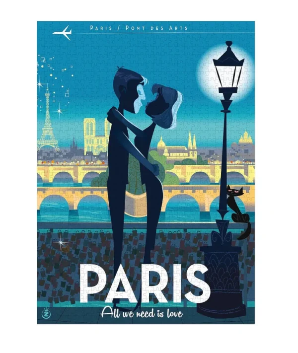 Puzzle Monsieur Z 1000 Pcs - Paris Love-IMAGE REPUBLIC Shop