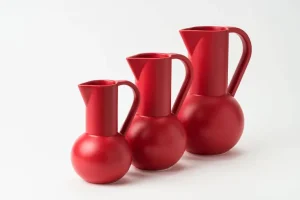 - Carafe Strom L H 28 Cm - Rouge Salsa-RAAWII Hot