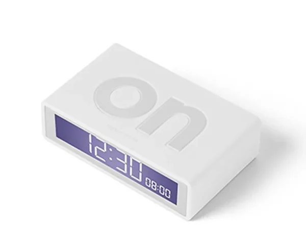 Reveil Flip + Travel - Blanc-LEXON Cheap