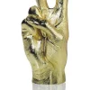 Sculpture Symbole Main - Peace Gold-BITTEN Fashion