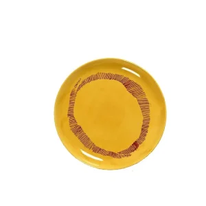 Feast Assiette Yellow Swirl ∅ 19 Cm-SERAX Clearance