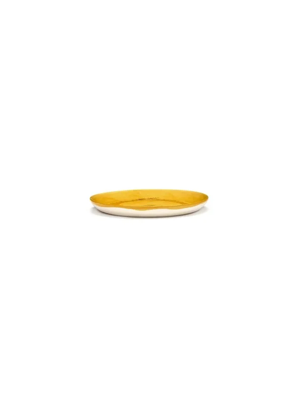 Feast Assiette Yellow Swirl ∅ 19 Cm-SERAX Clearance