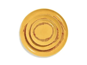 Feast Assiette Yellow Swirl ∅ 19 Cm-SERAX Clearance