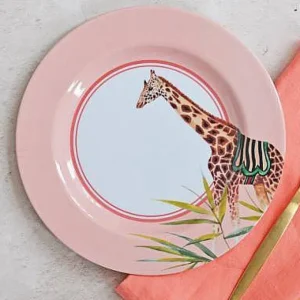 Set 4 Assiettes Pm Pique- Nique Safari-YVONNE ELLEN Sale