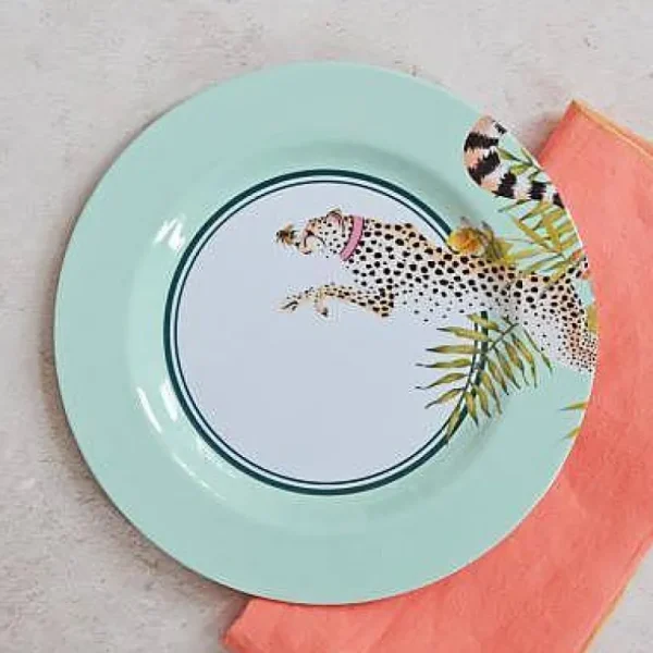Set 4 Assiettes Pm Pique- Nique Safari-YVONNE ELLEN Sale