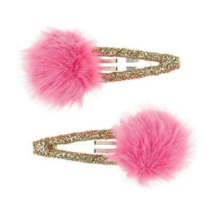 Set De 2 Barrettes - Filippa Fuchsia-SOUZA Clearance