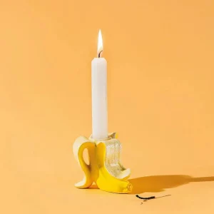 Set De 2 Bougeoirs Banane-DONKEY PRODUCTS Fashion