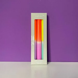 Set De 3 Bougies Dip Dye Neon - Tulips-PINK STORIES Online