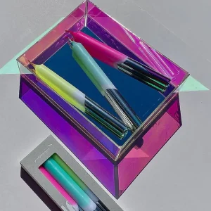 Set De 3 Bougies Pop Tie And Dye - Girl Just Wanna Have Fun-PINK STORIES Fashion
