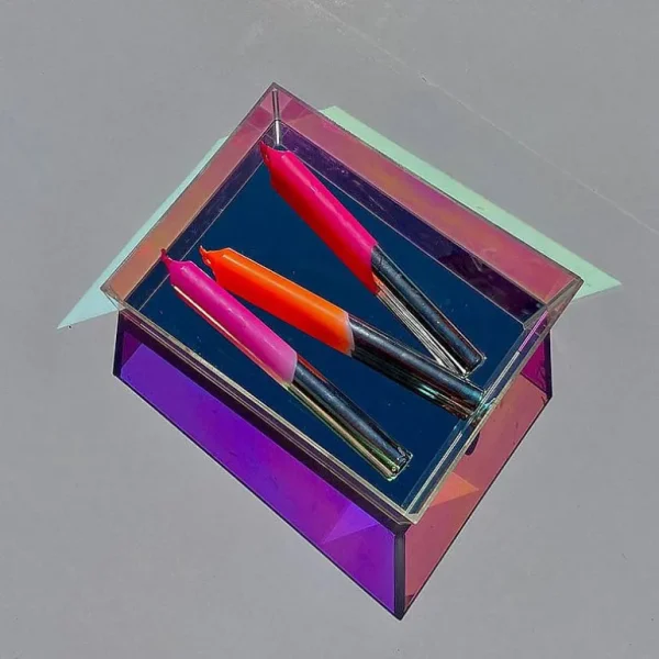 Set De 3 Bougies Pop Tie And Dye - Girl On Fire-PINK STORIES Outlet