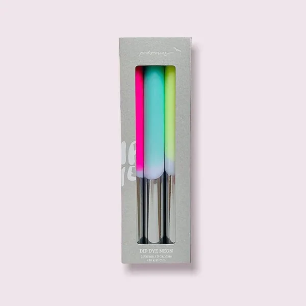 Set De 3 Bougies Pop Tie And Dye - Girl Just Wanna Have Fun-PINK STORIES Fashion