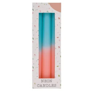 Set De 3 Bougies Tie And Dye - Rose Et Bleu-OUT OF THE BLUE Best Sale