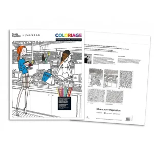 Set De 5 Coloriages Soledad - Librairie-IMAGE REPUBLIC Cheap