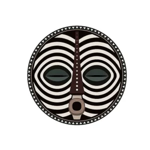 Set De Table Masque Africain - Dourou O 38 Cm-PODEVACHE Clearance