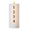 Bougie Advent Led Lumineuse Sille - H 15 Cm-SIRIUS Cheap