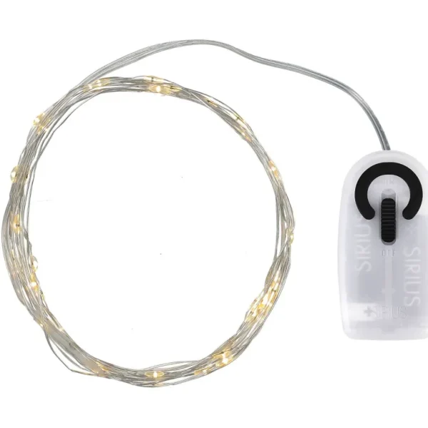Guirlande Lumineuse 40 Leds Knirke Fil Argent-SIRIUS Sale
