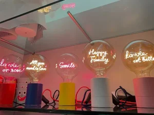 Socle Pop Pour Ampoule Message Jaune - H 10 Cm-ELEMENTS LIGHTING Cheap