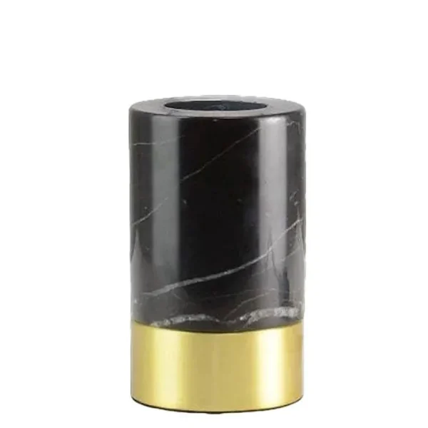 Socle Pour Ampoule Message Marbre Noir - H 11.5 Cm-ELEMENTS LIGHTING Flash Sale