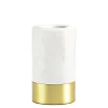 Socle Pour Ampoule Message Marbre Blanc - H 11.5 Cm-ELEMENTS LIGHTING Sale