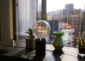 Socle Pour Ampoule Message Noir - H 10 Cm-ELEMENTS LIGHTING Best Sale