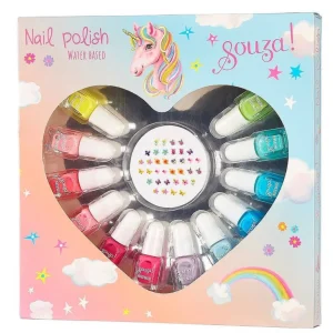 Coffret Coeur Vernis A Ongles Et Stickers-SOUZA Shop