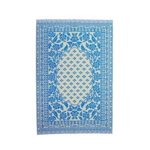 Tapis Large Bleu & Blanc 210 X 150 Cm-RICE Store