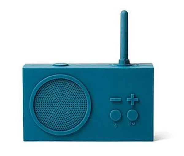 Tykho 3 Enceinte Bluetooth Avec Radio Fm - Bleu Canard-LEXON Discount