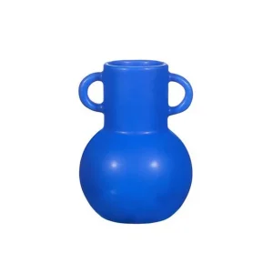 Vase Amphora - Bleu H 14 Cm-Sass & belle Flash Sale