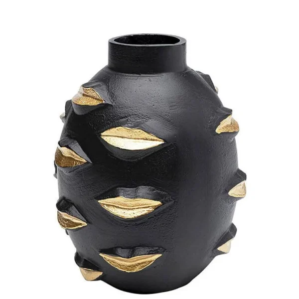 Vase Golden Lips - H.20Cm-KARE DESIGN Cheap