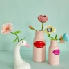 Vase Lipstick S - Rose-RICE Discount