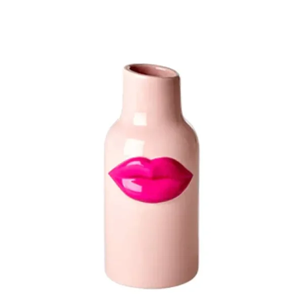Vase Lipstick S - Rose-RICE Discount