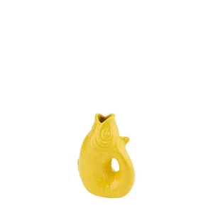 Vase Monsieur Carafon H.13 Cm - Jaune-GIFT COMPANY Hot