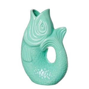 Vase Monsieur Carafon H.31 Cm - Menthe-GIFT COMPANY Discount