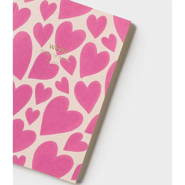 Carnet A6 - Pink Love-WOUF Outlet