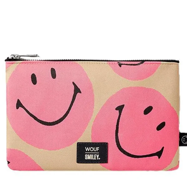 Pochette Large Smiley® - Rose-WOUF Discount