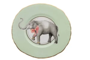 Assiette Porcelaine - Elephant-YVONNE ELLEN Hot