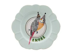 Assiette Porcelaine - Perruches-YVONNE ELLEN Hot