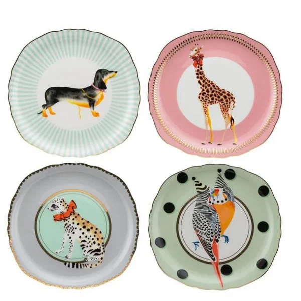 Set De 4 Assiettes Animaux-YVONNE ELLEN Online