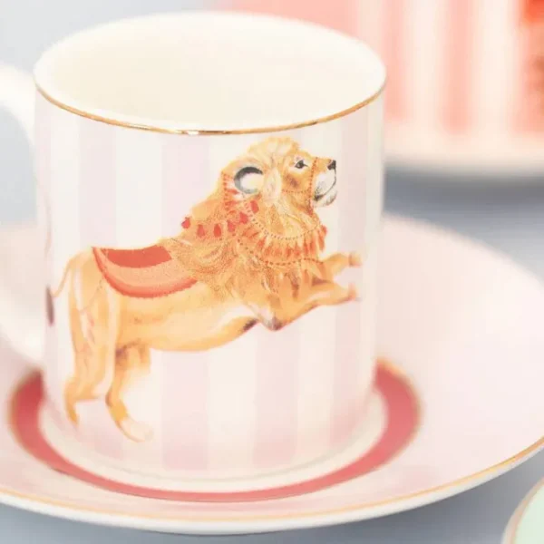 Set De 4 Tasses A Cafe & Soucoupe - 100Ml-YVONNE ELLEN Sale