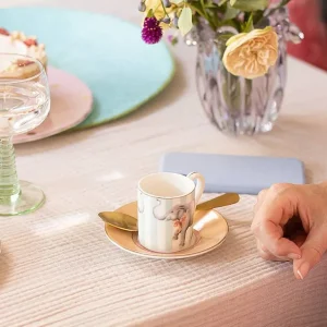 Set De 4 Tasses A Cafe & Soucoupe - 100Ml-YVONNE ELLEN Sale