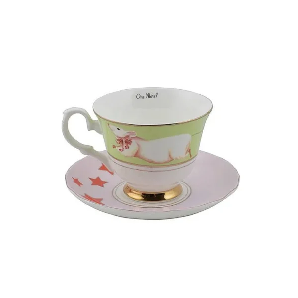 Set De 2 Tasses A Cafe & Soucoupe - Noel-YVONNE ELLEN Cheap