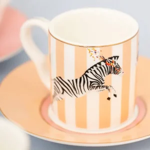 Set De 4 Tasses A Cafe & Soucoupe - 100Ml-YVONNE ELLEN Sale