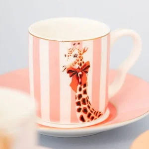 Set De 4 Tasses A Cafe & Soucoupe - 100Ml-YVONNE ELLEN Sale