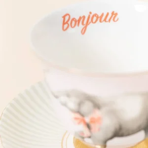 Tasse A The & Soucoupe - Elephant-YVONNE ELLEN Flash Sale